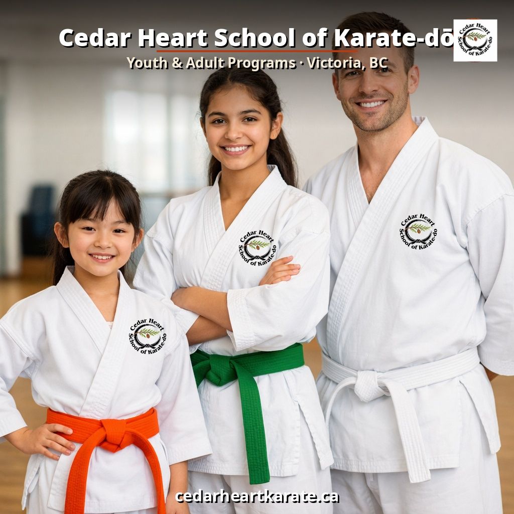 Cedar Heart School of Karate-do Facebook ad: Kids and Teen/Adult Karate Classes in Victoria, Now…