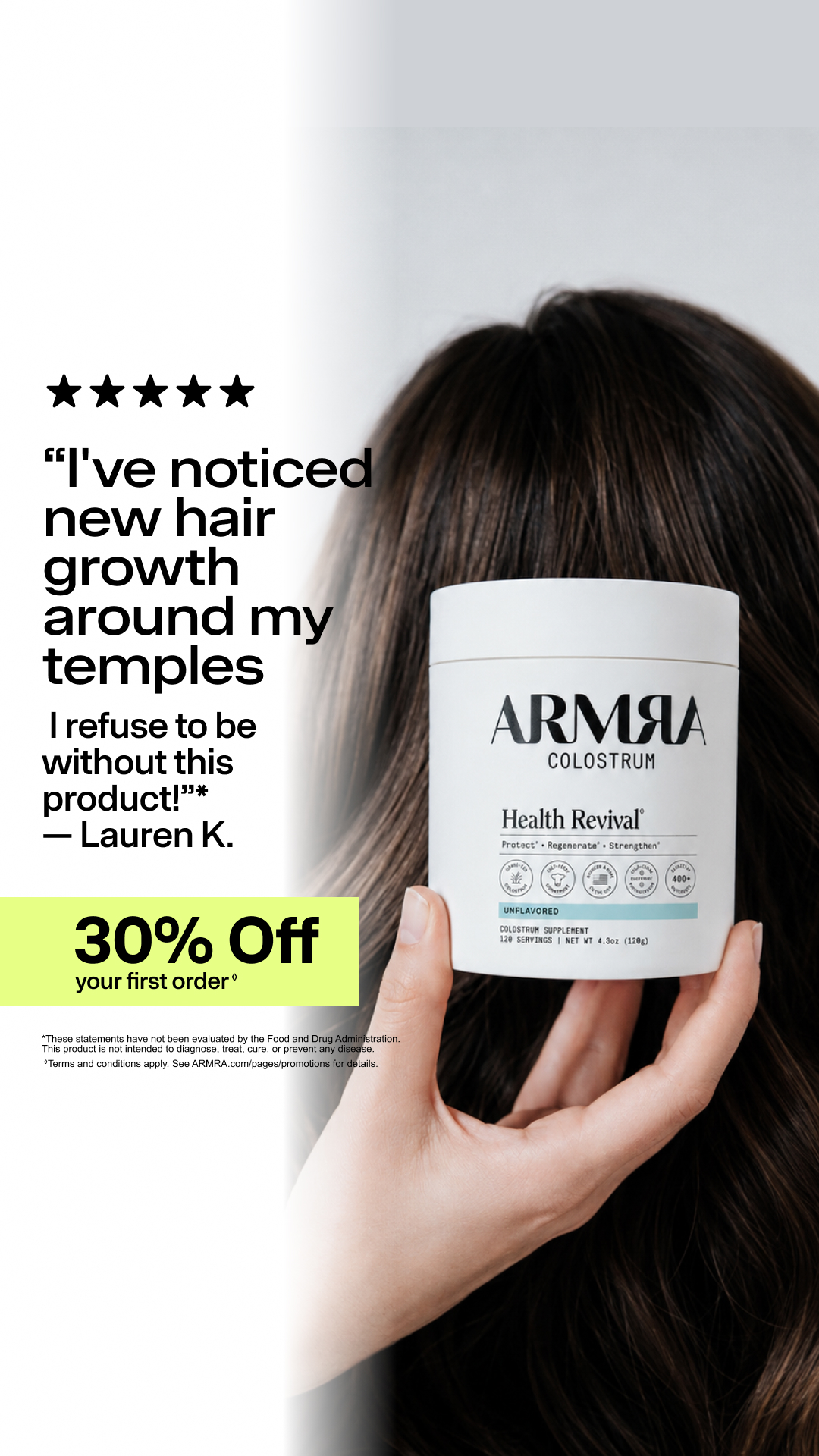 ARMRA Facebook ad