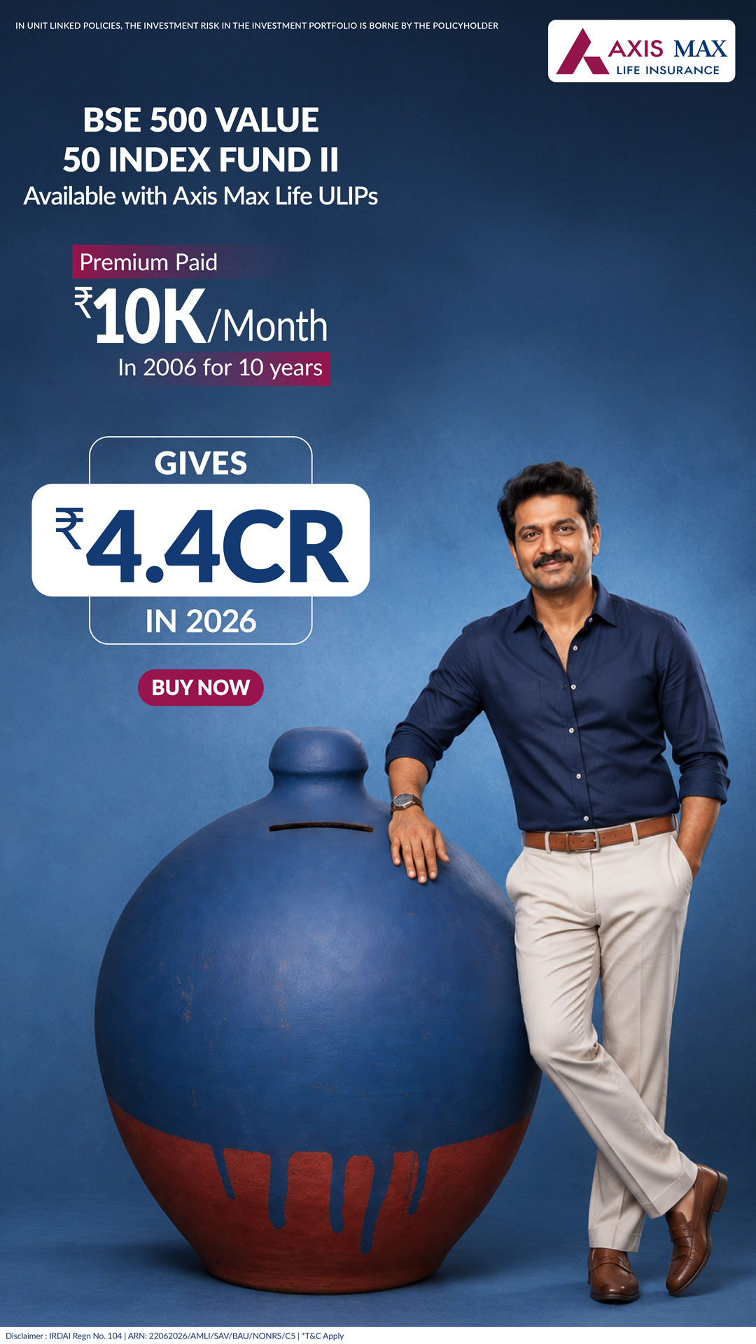 Axis Max Life Insurance Facebook ad