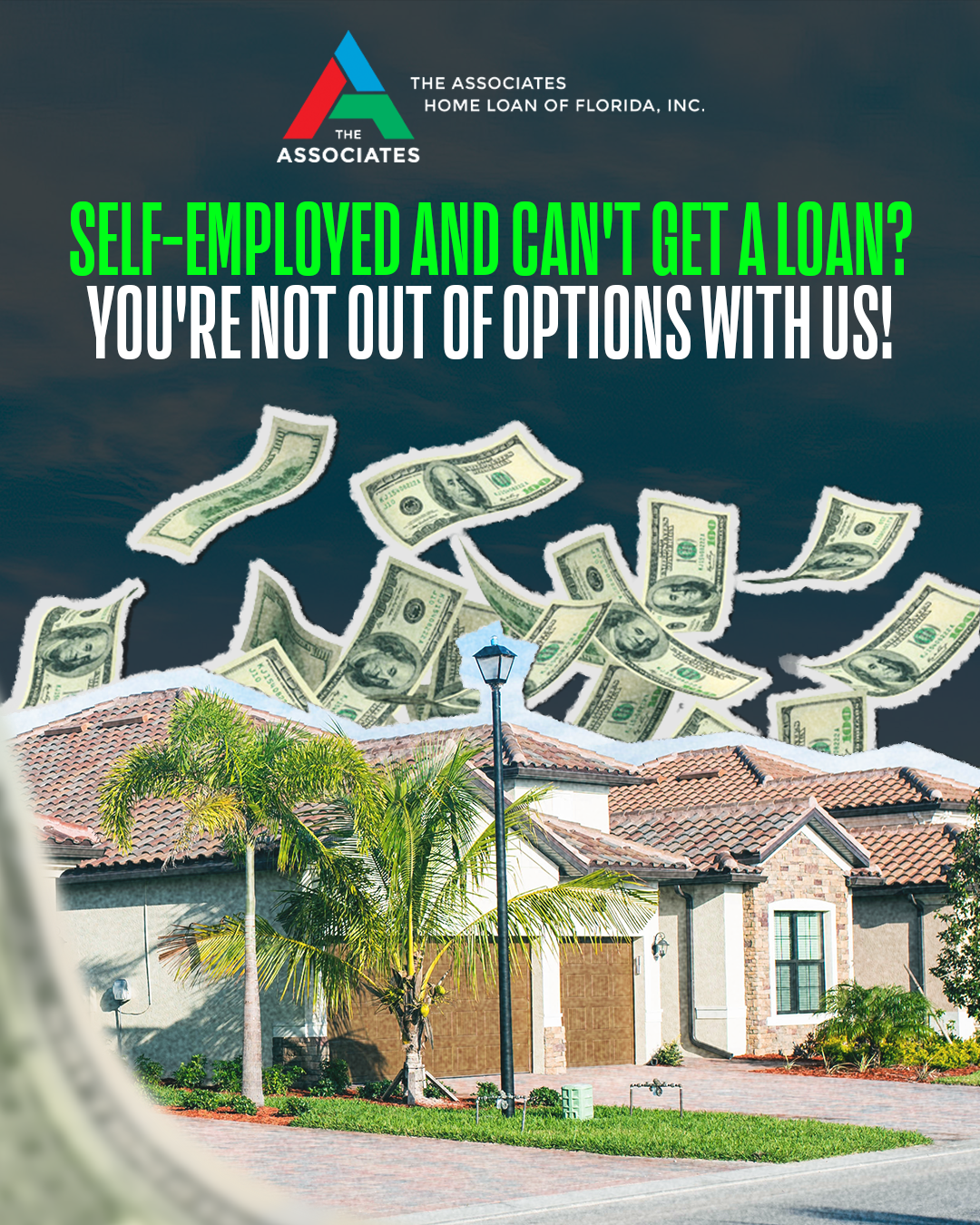 Associates Home Loan Of Florida, Inc. Facebook ad: Call us today to discuss your options