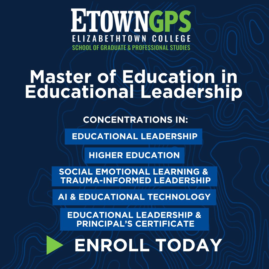 Elizabethtown College Facebook ad: Take Your Career Further. Faster.