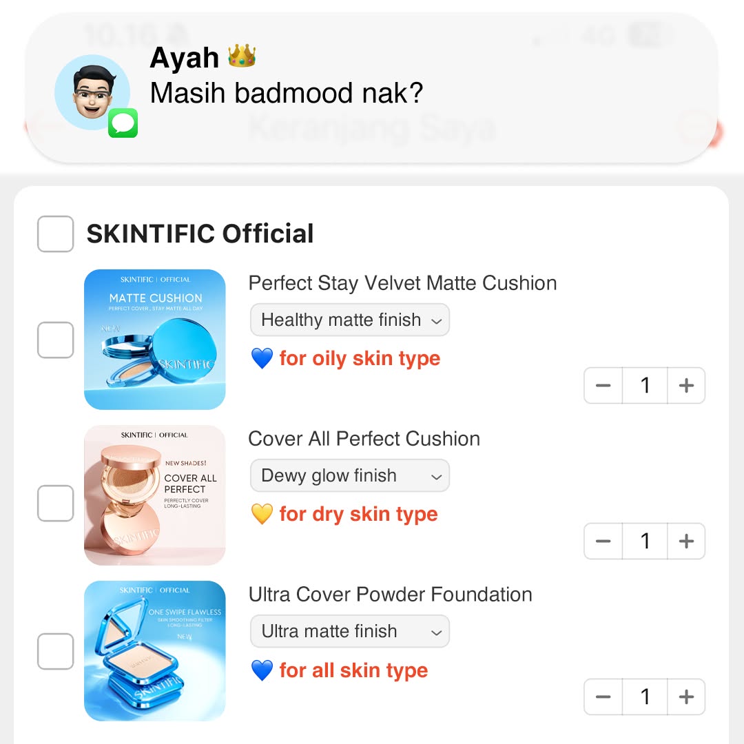 Skintific shop Facebook ad