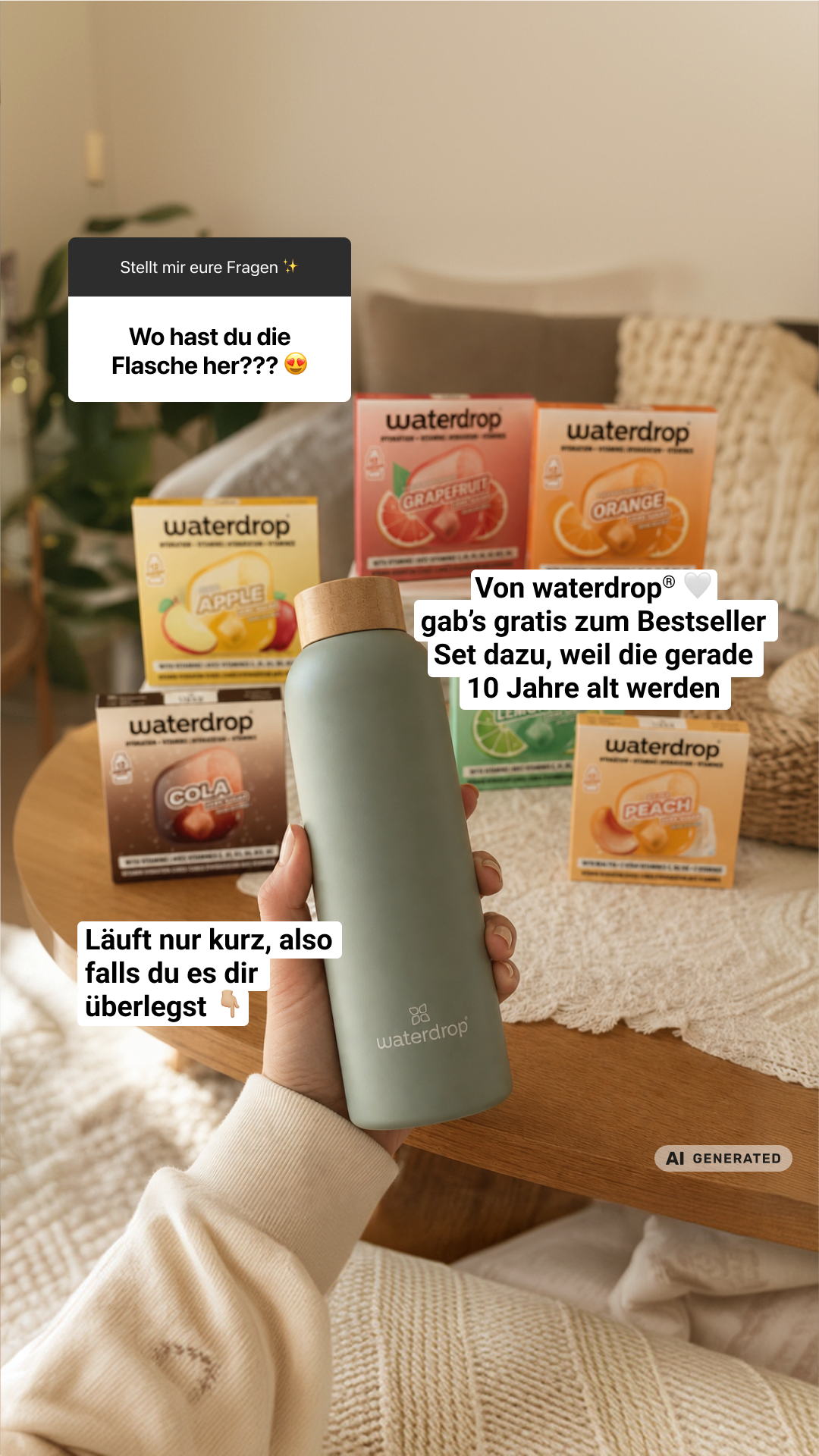 waterdrop Facebook ad