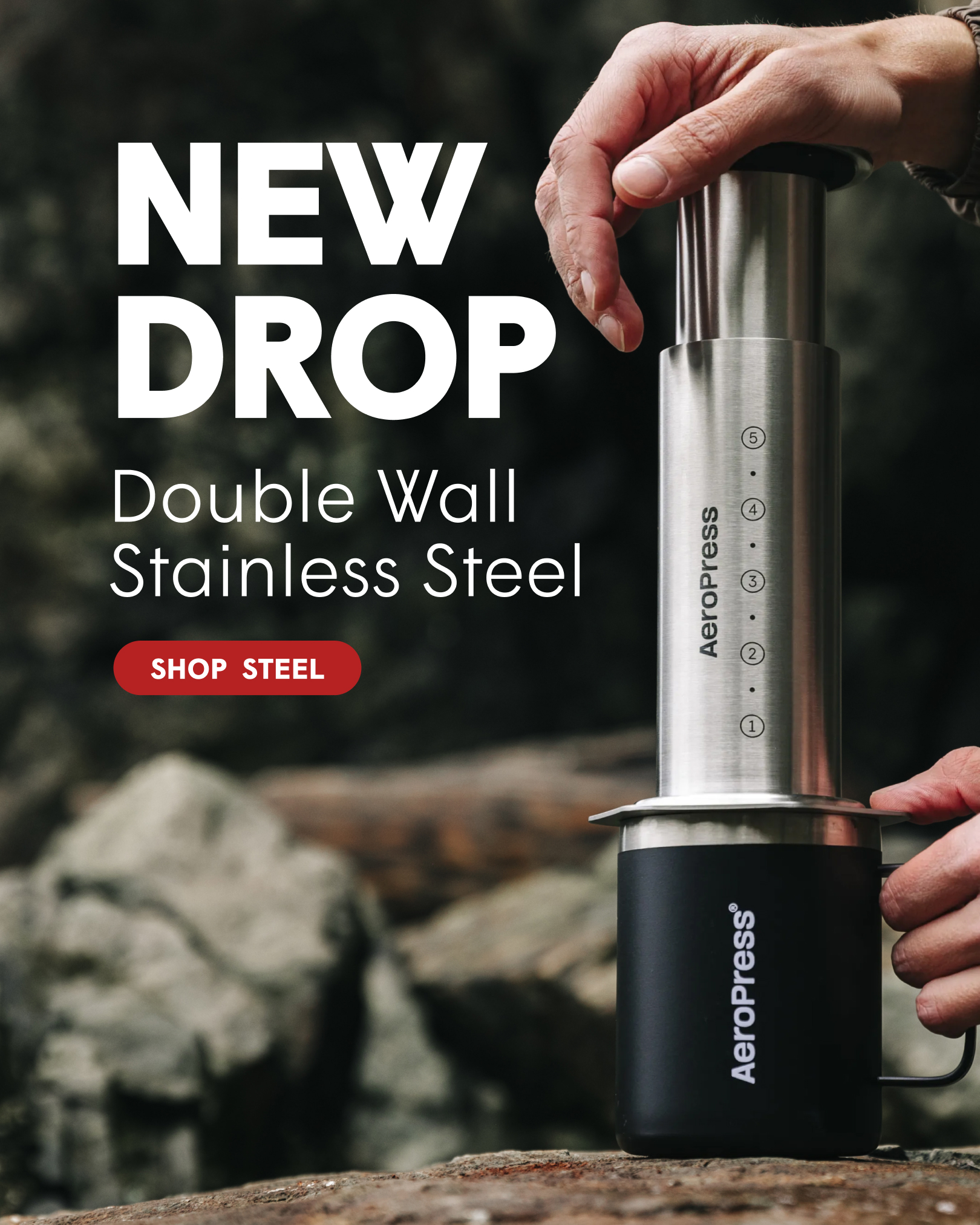 AeroPress Facebook ad
