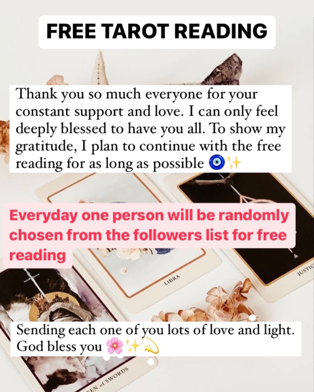 theangeltarot Facebook ad: Chat with us