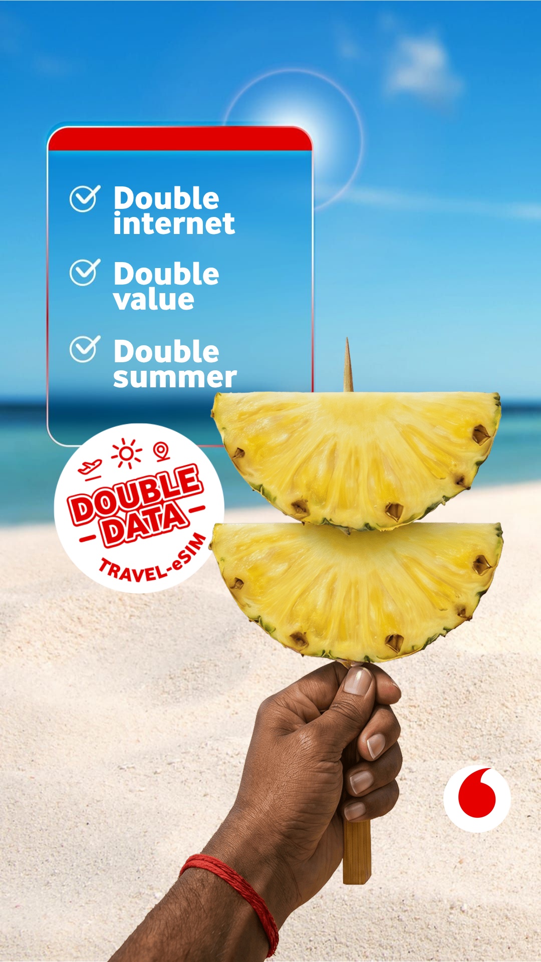 Vodafone Travel eSIM Facebook ad