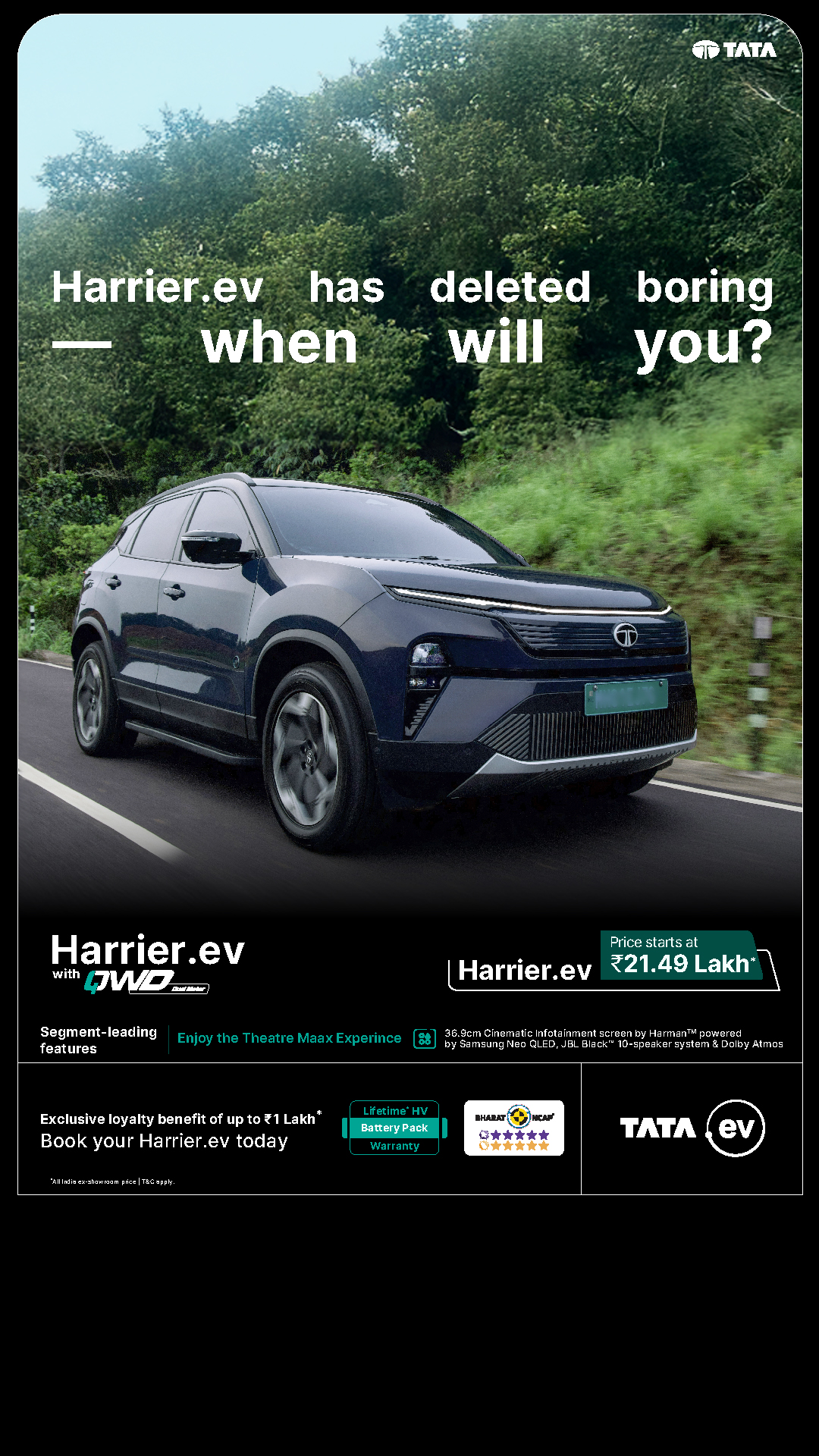 Tata.ev Facebook ad