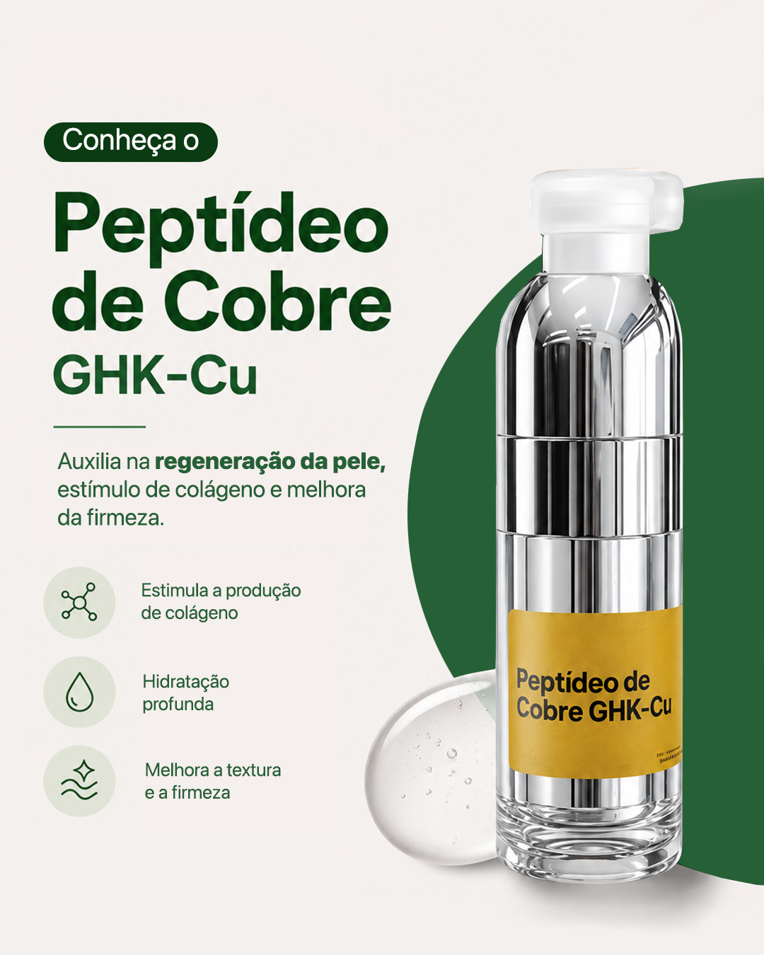 Drogapi Farmácia de Manipulação Facebook ad: Peptídeo de Cobre GHK-Cu