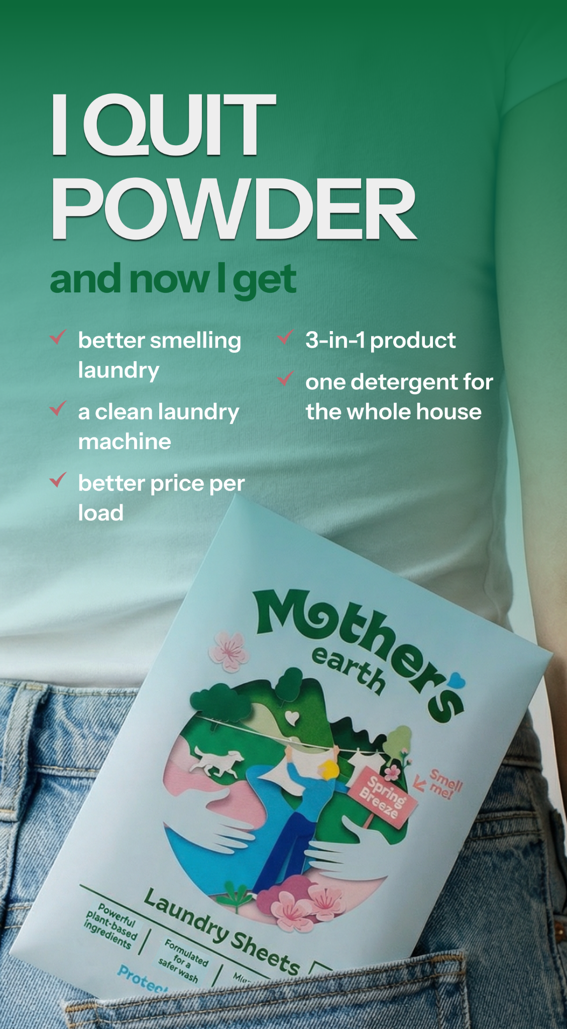 Mothers Earth Facebook ad