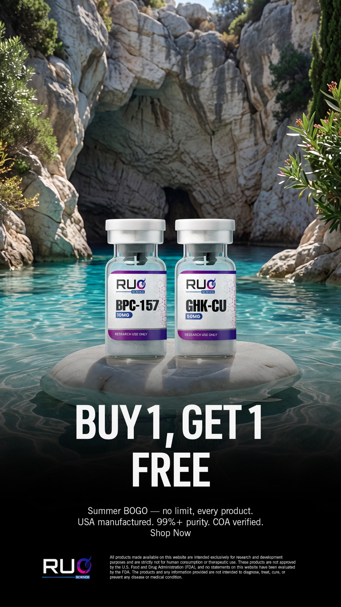 RUO science Facebook ad