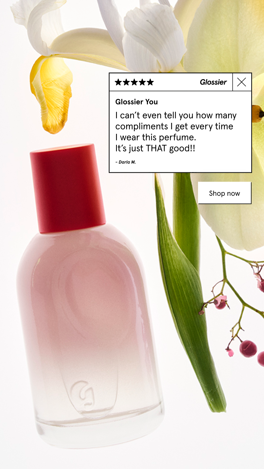 Glossier Facebook ad