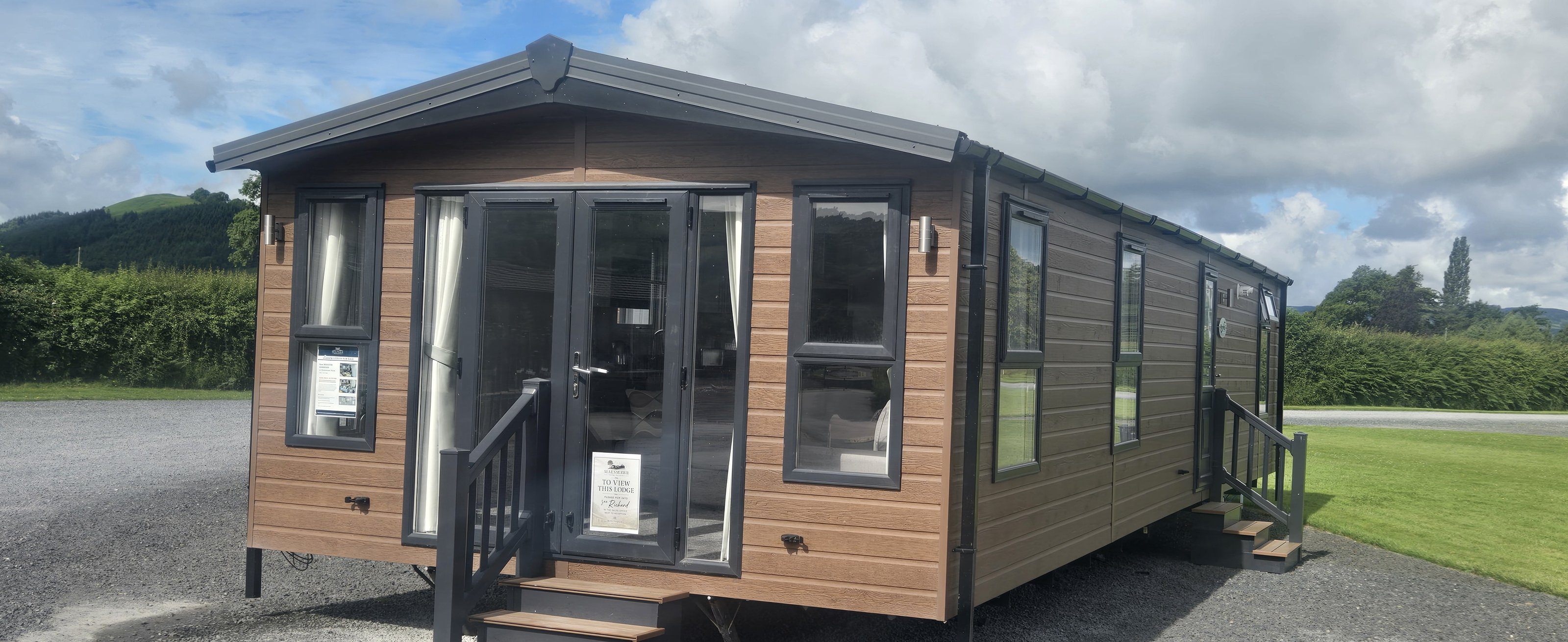 Maesmawr Farm Facebook ad: **ONLY TWO BRAND NEW LODGES REMAINING!**