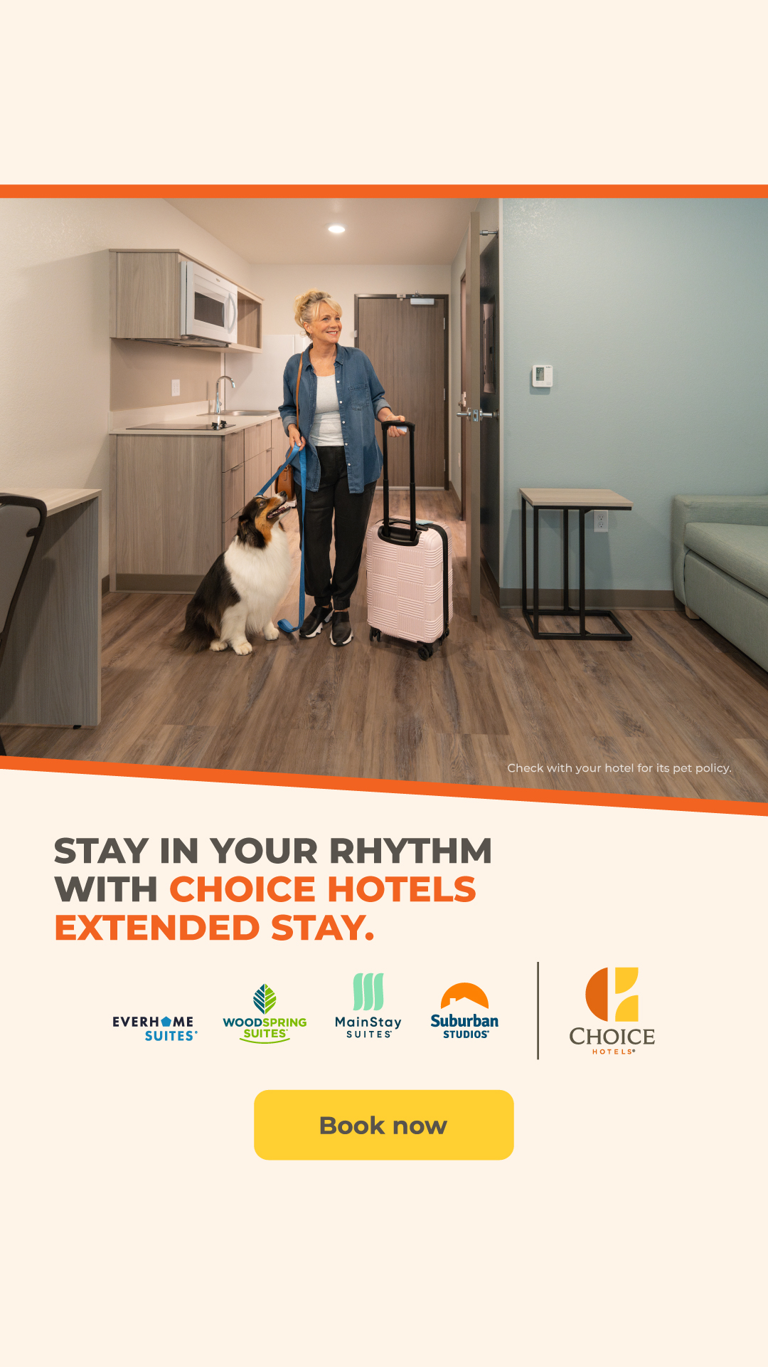 Choice Hotels Facebook ad