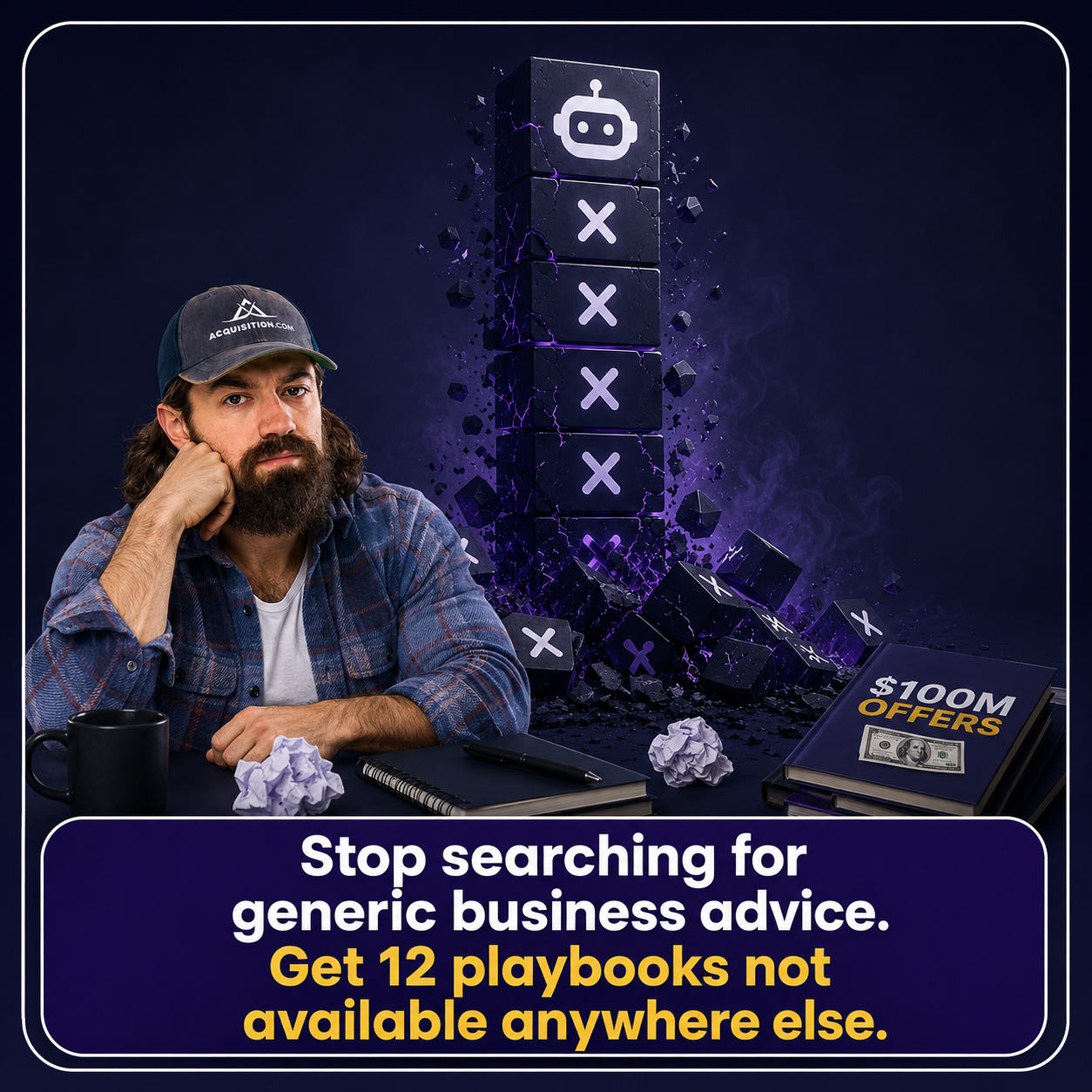 Alex Hormozi Facebook ad