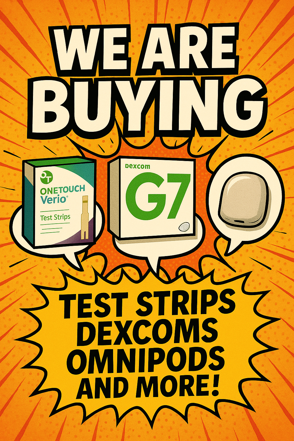 Cash For Diabetic Supplies Las Vegas - We Buy Diabetic Supplies Facebook ad