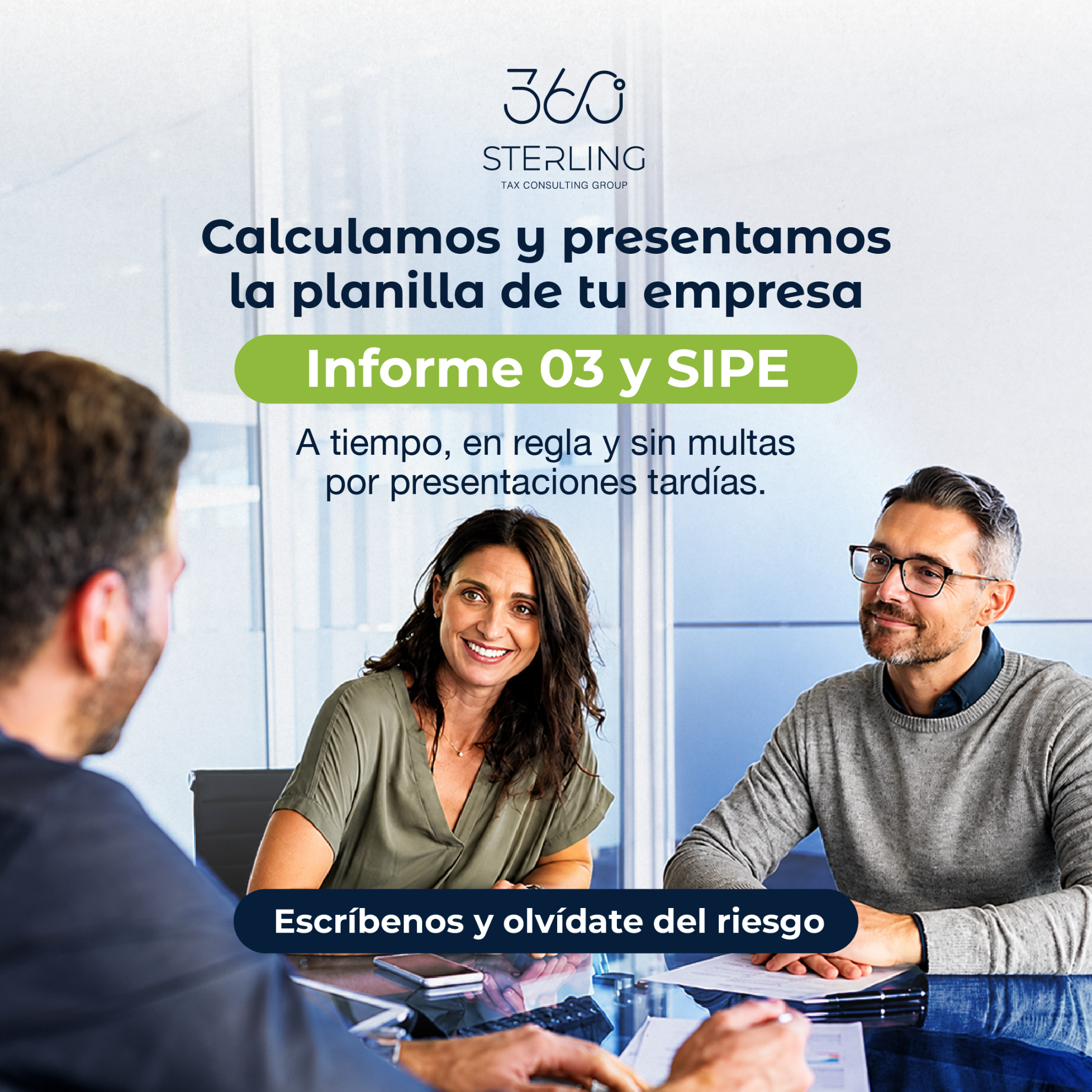 360 Sterling Tax Consulting Group Facebook ad: Terceriza la gestión de tu planilla