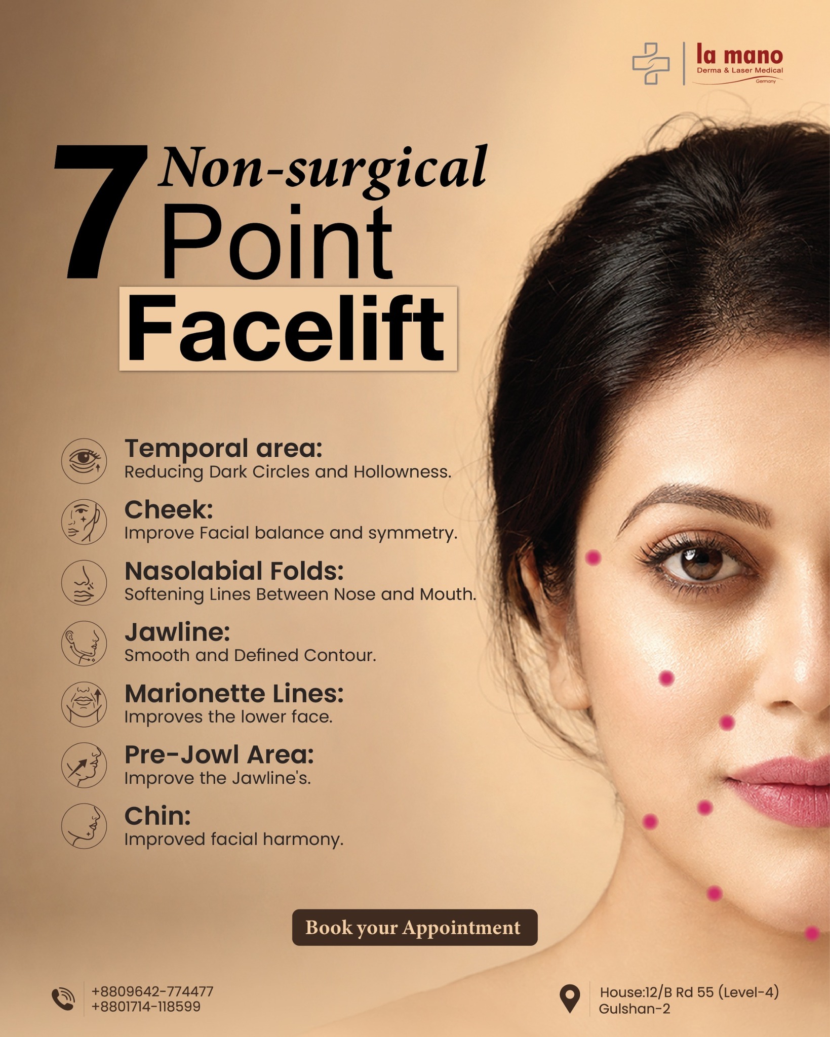 La Mano Derma & Laser Medical  Facebook ad