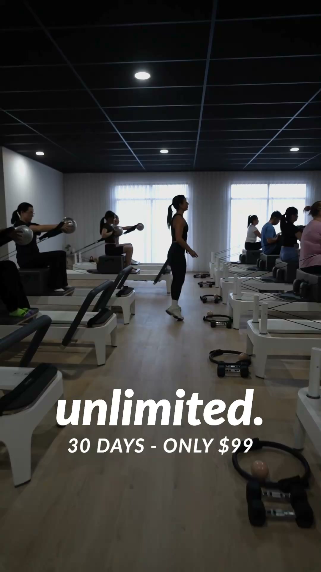 BOSS Fitness Female Studio Facebook ad: New to Reformer? Start Here
