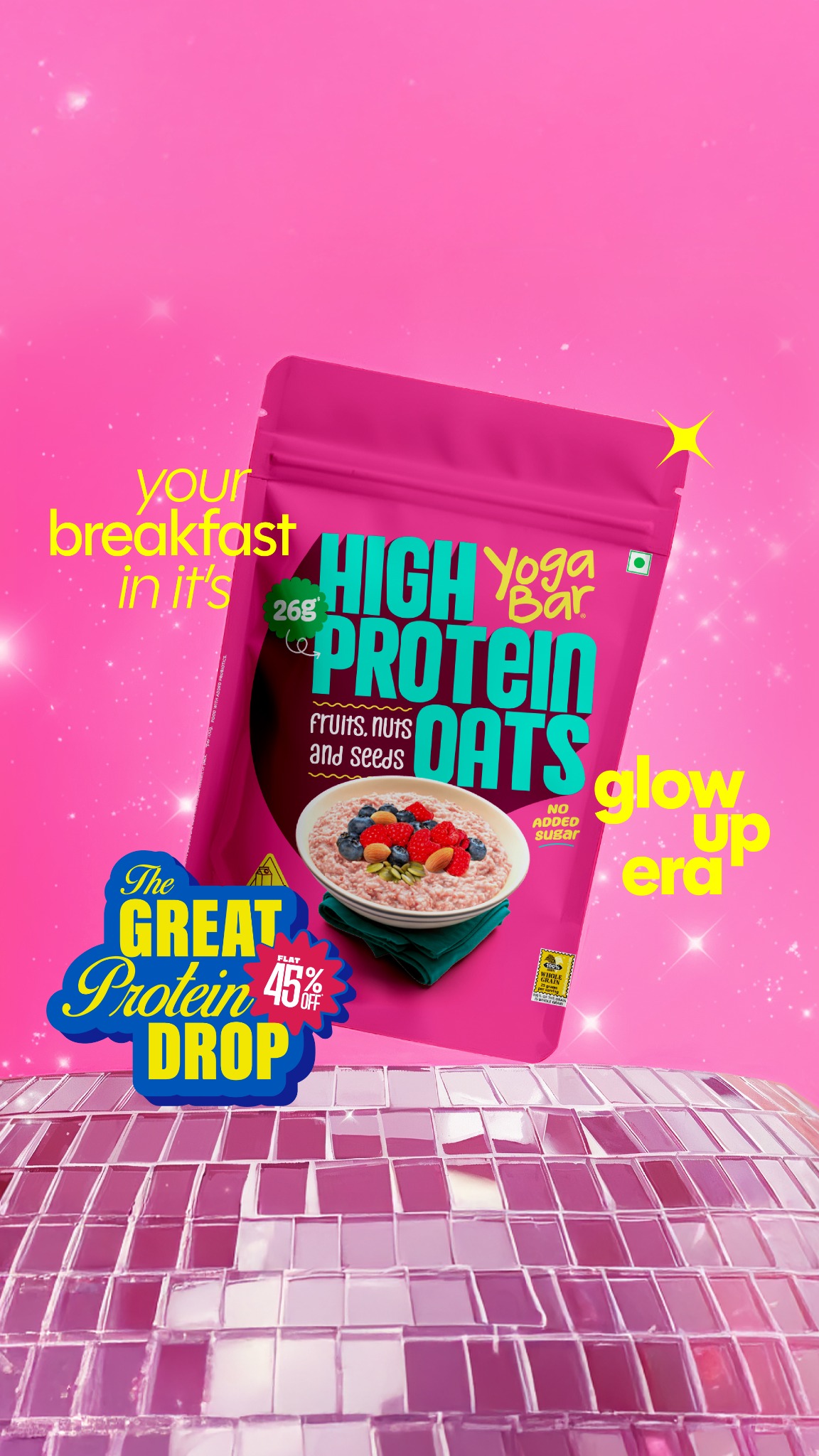 Yogabars Facebook ad