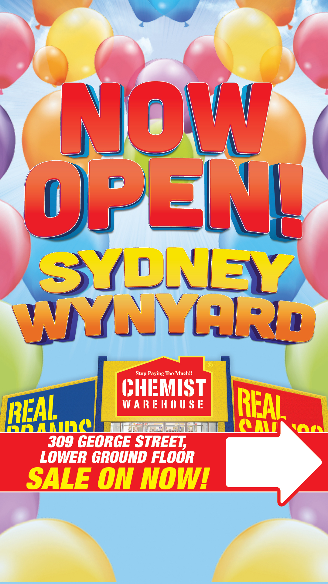 Chemist Warehouse Facebook ad