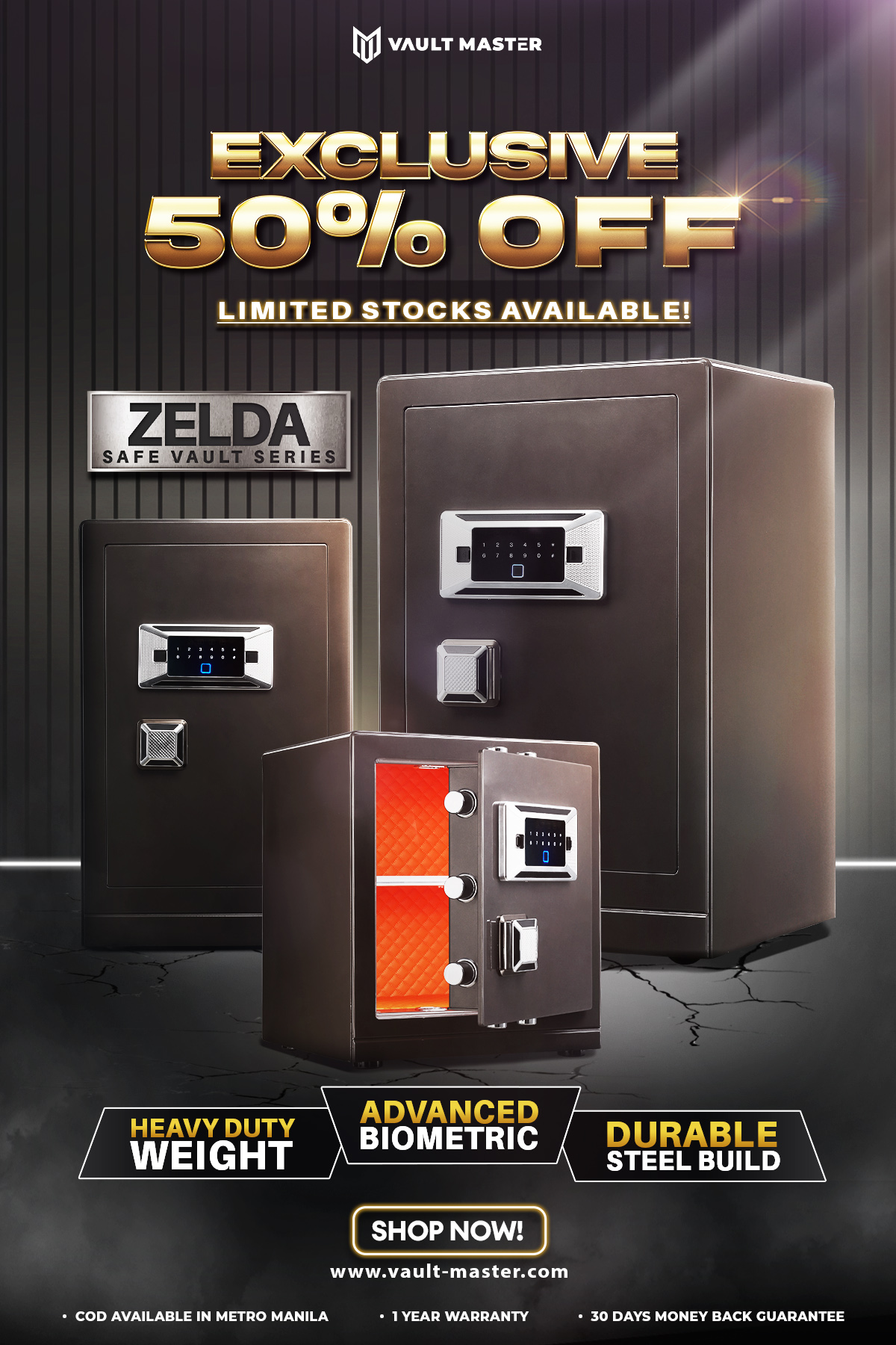Vault Master Facebook ad