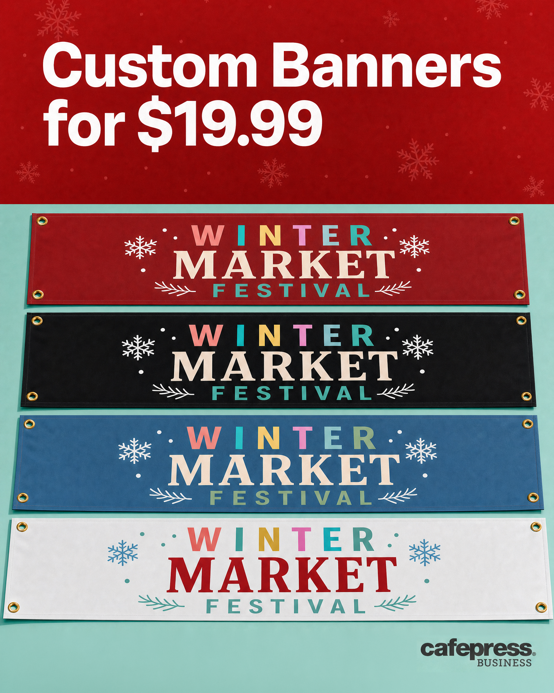 CafePress Facebook ad: $19.99 Custom Banners