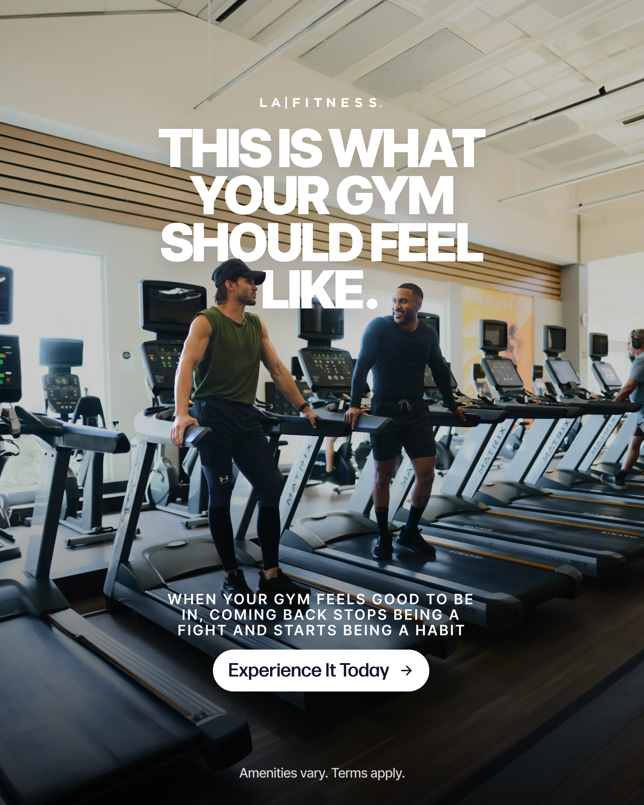 LA Fitness Facebook ad