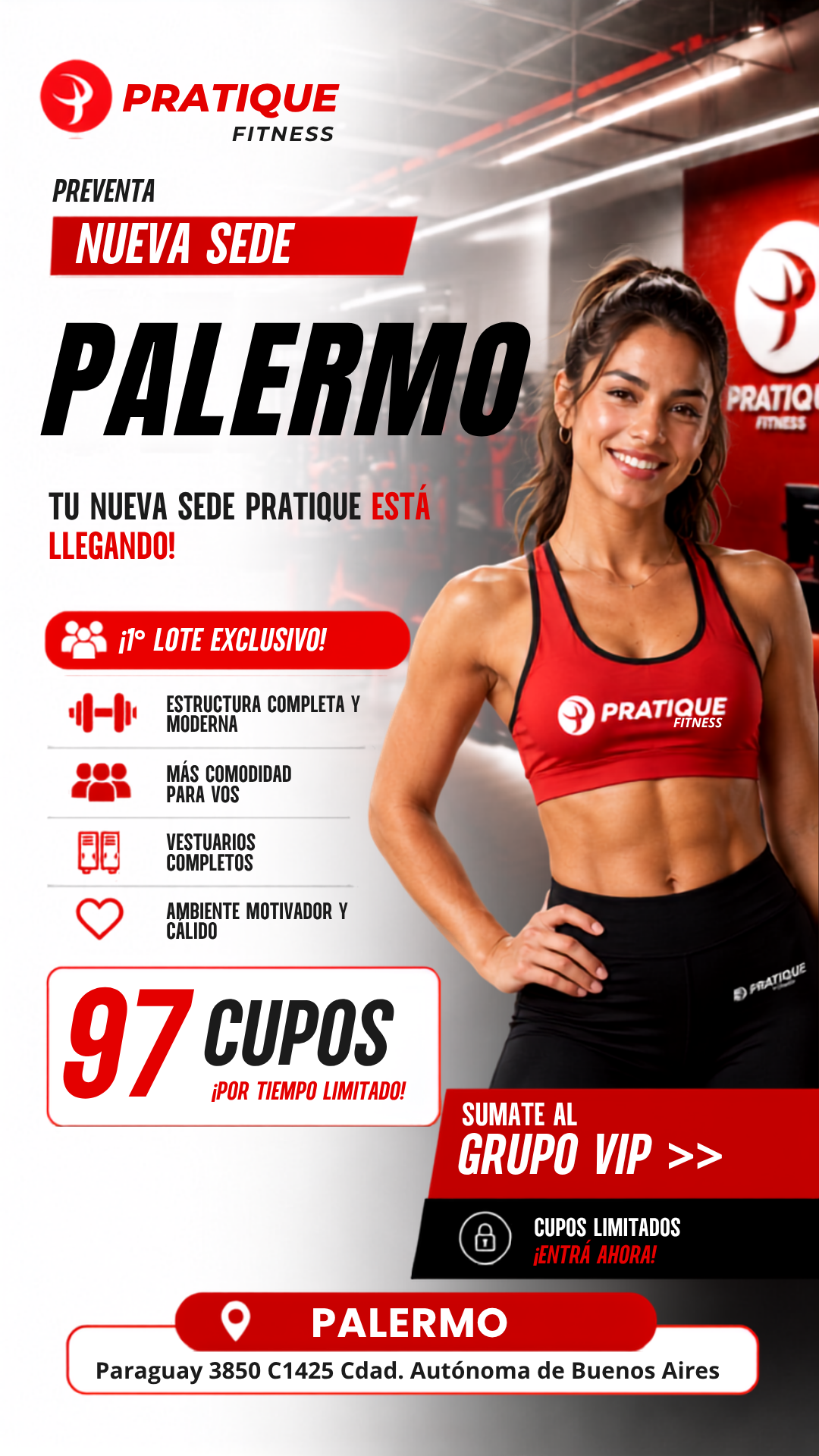 Pratique Fitness - Argentina Facebook ad