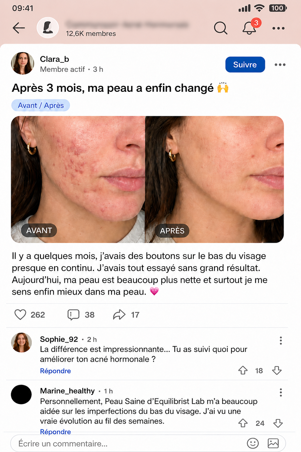 Equilibrist Facebook ad