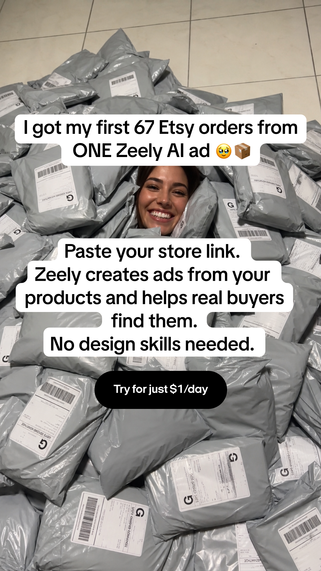 Zeely Facebook ad