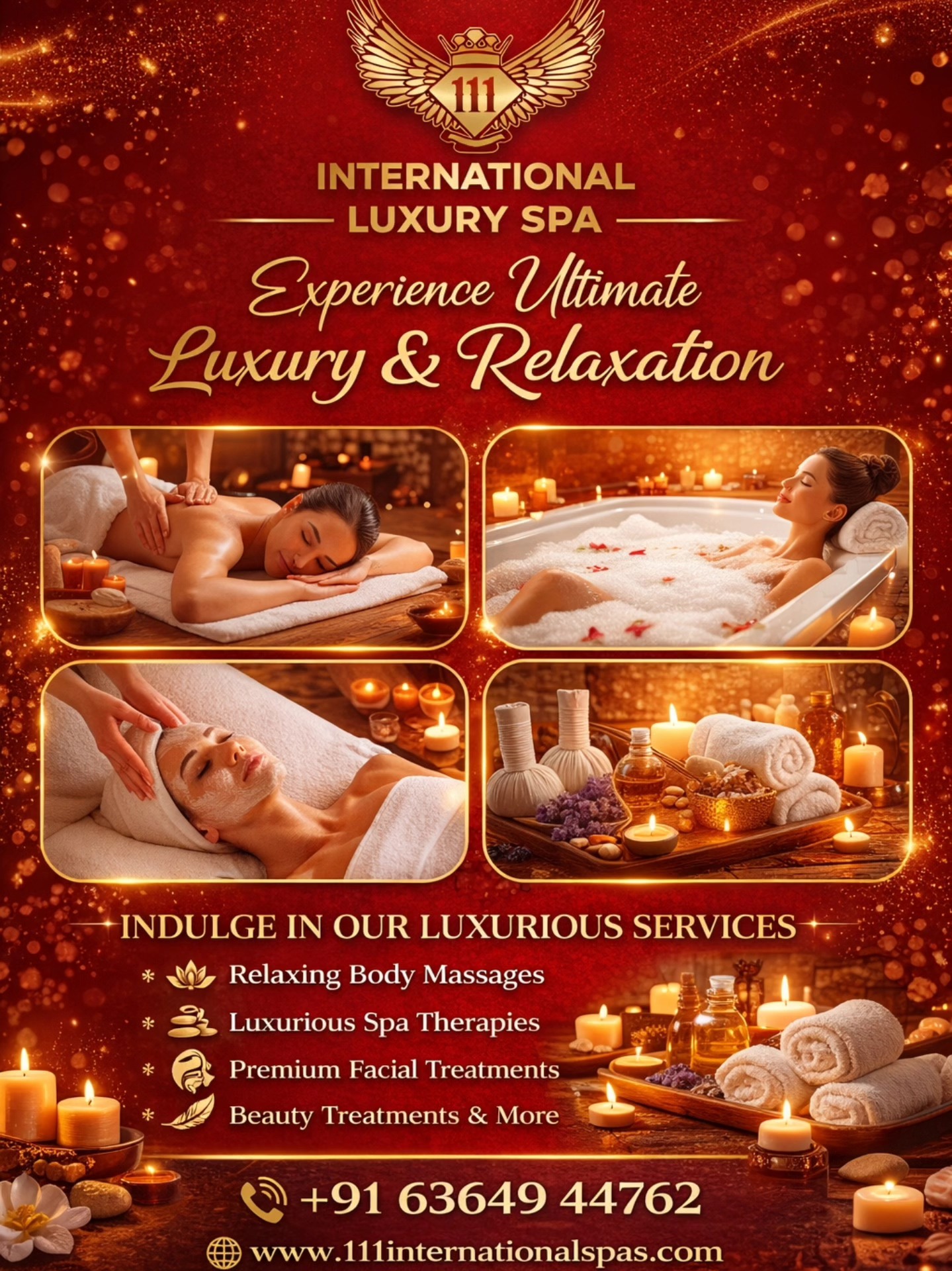 111 International Luxury Spa Facebook ad