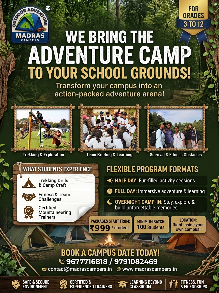 Madras campers Facebook ad