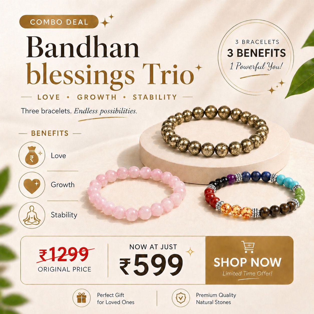 Evashu Crystals Facebook ad