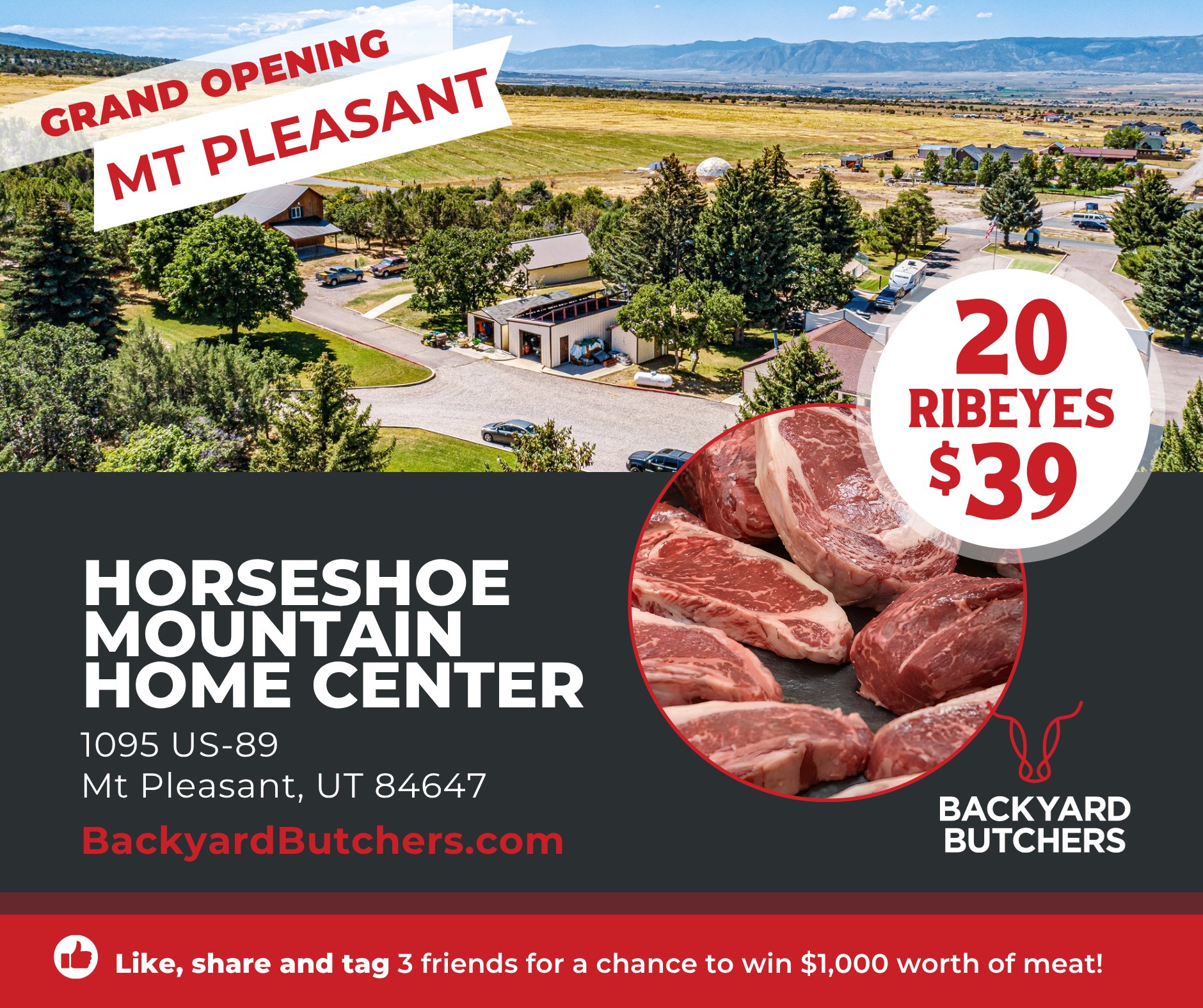 Backyard Butchers Facebook ad