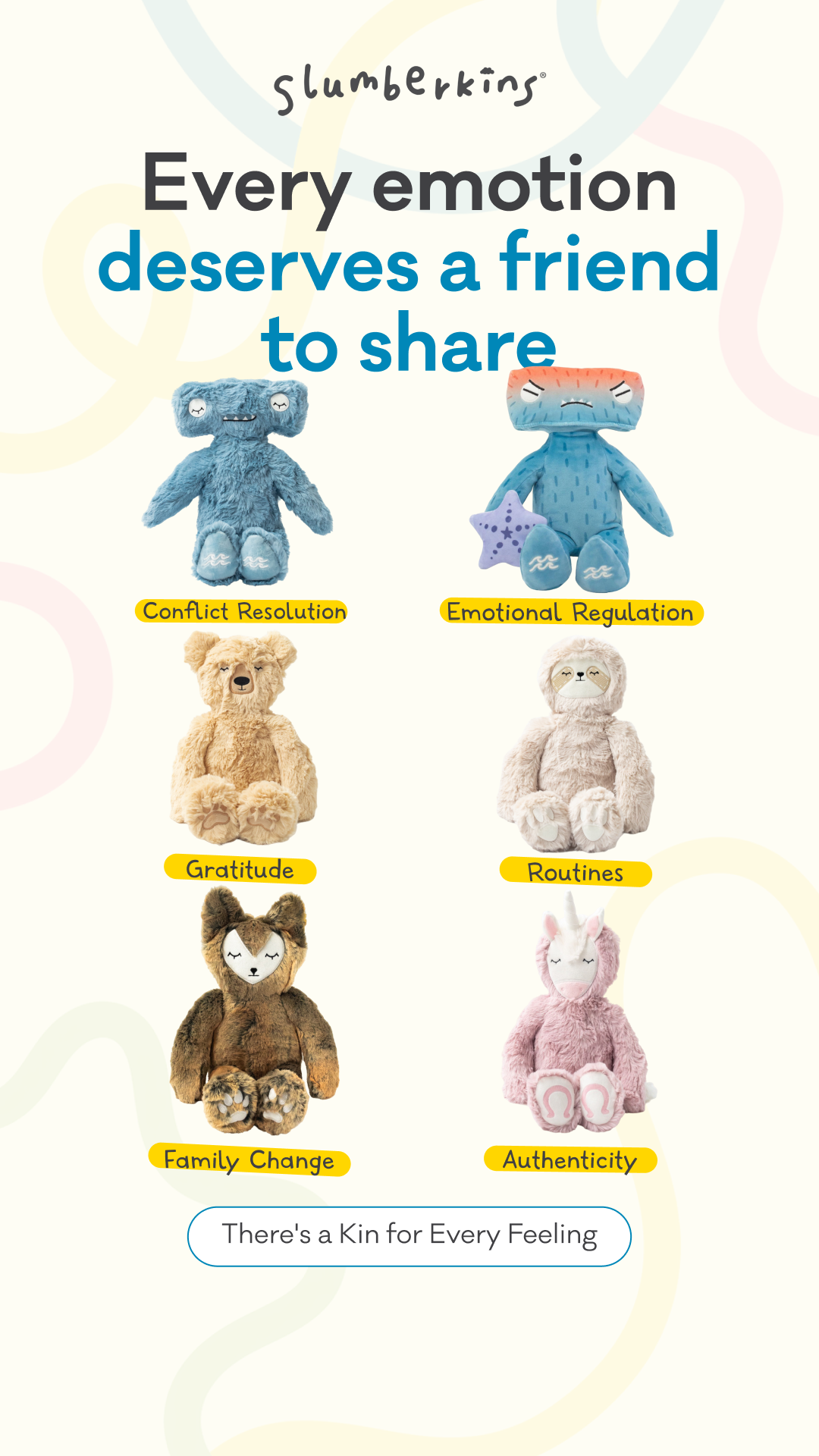 Slumberkins Facebook ad