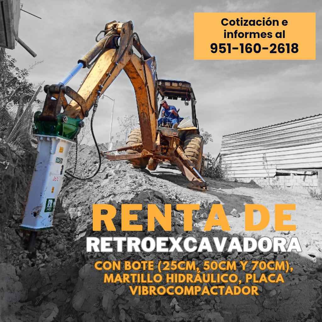 Diana Villalva Facebook ad: RENTA DE RETROEXCAVADORA