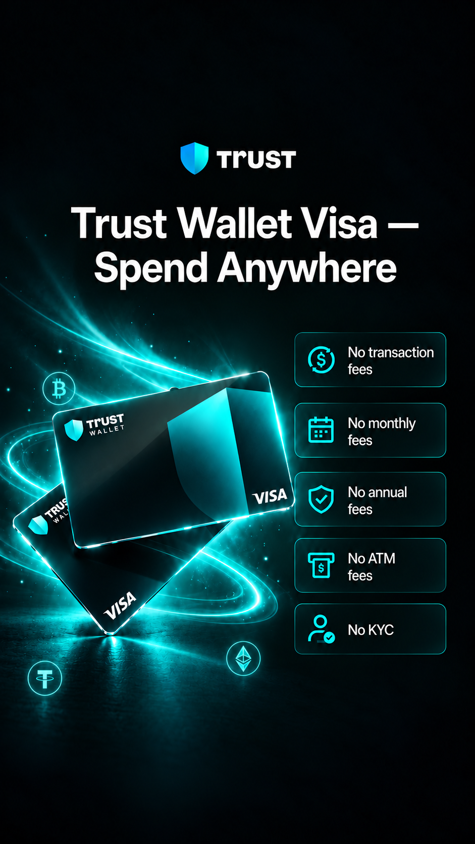 My crypto card Facebook ad: Explore a convenient way to make everyday payments.