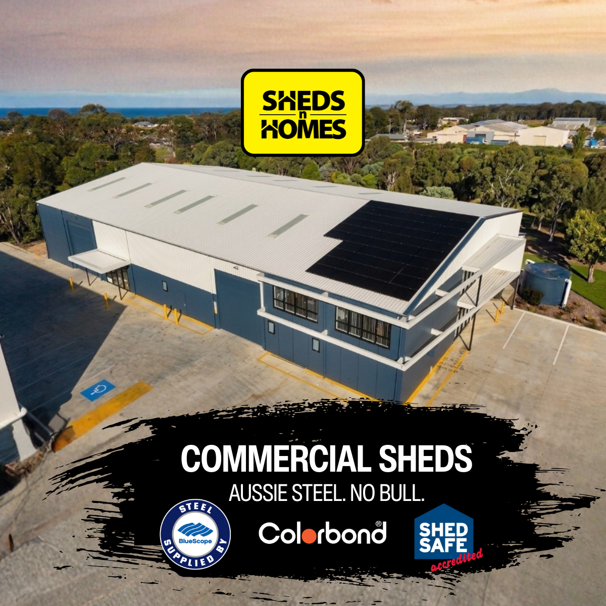 Sheds n Homes Facebook ad