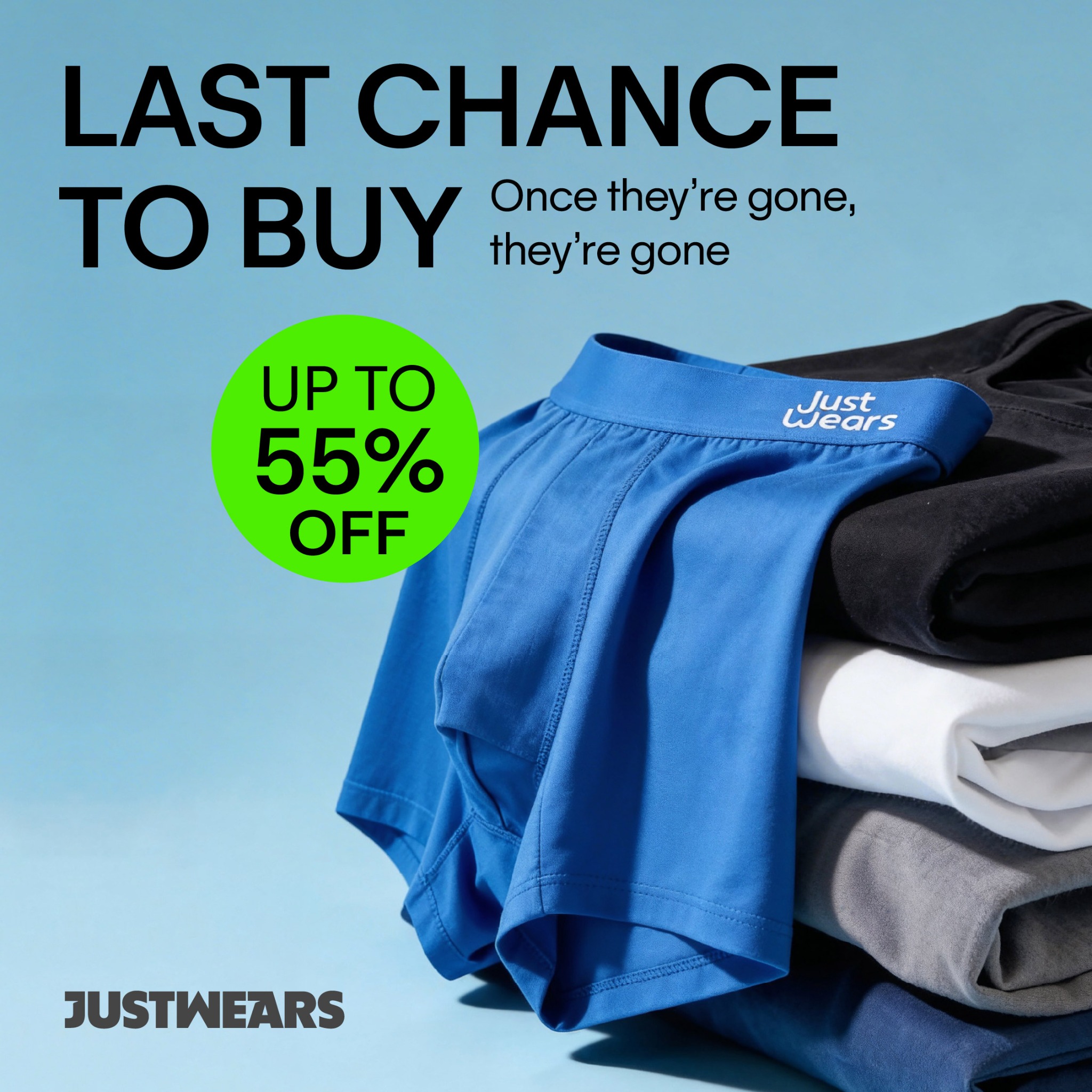 JustWears Facebook ad