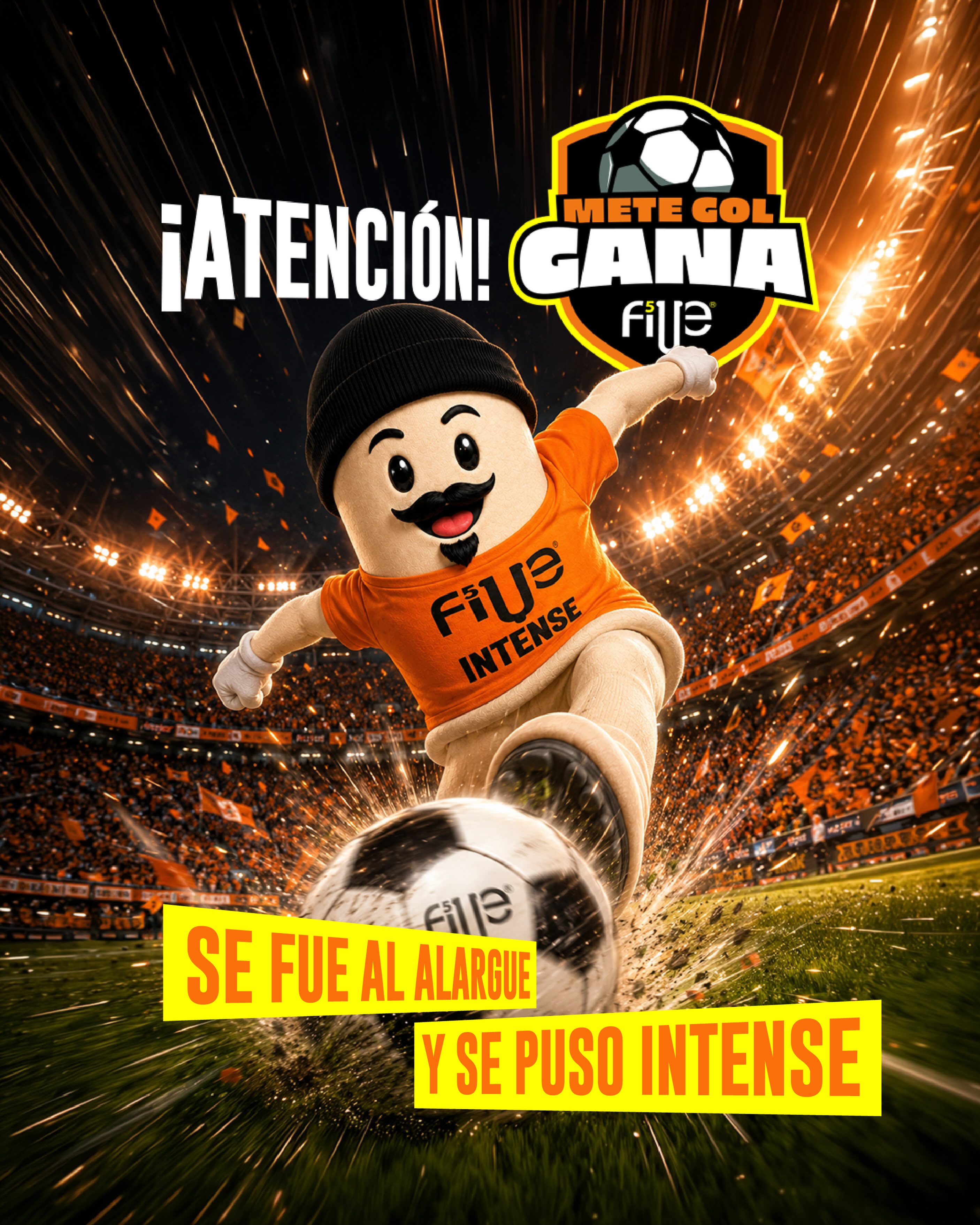 Five Condoms - EC Facebook ad: Registro - Five | Mete Gol Gana