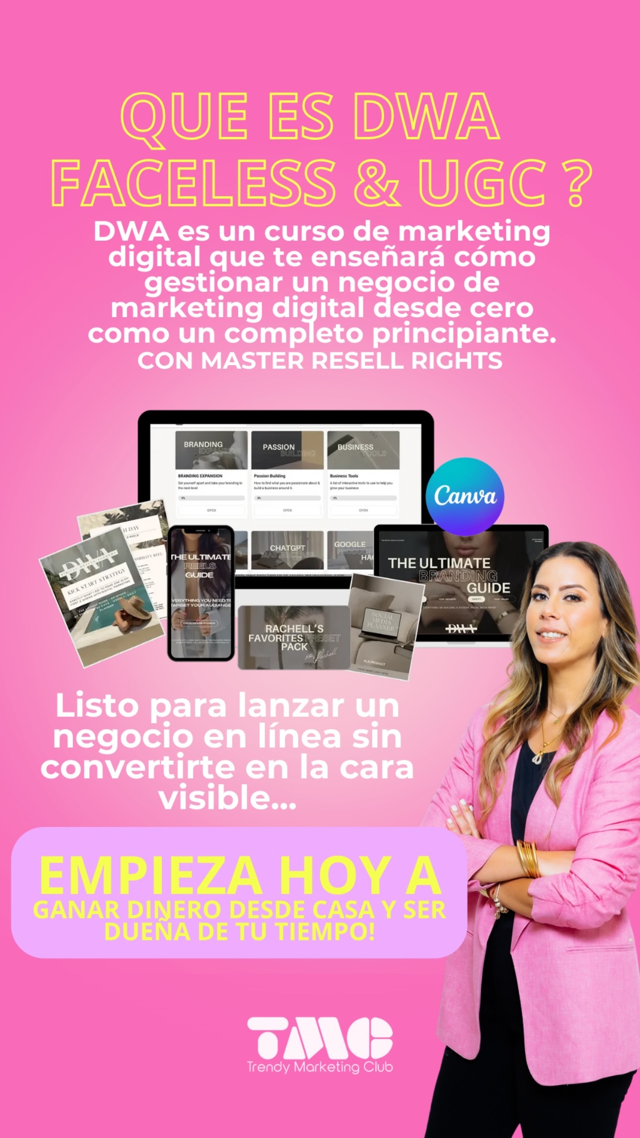 trendymarketingclub Facebook ad from May 16, 2024