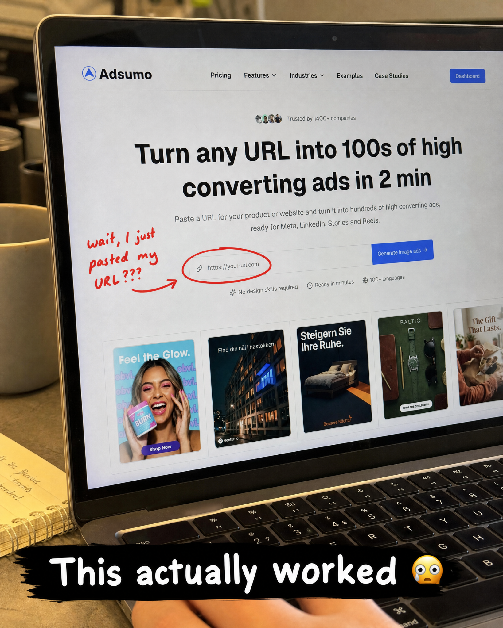 Adsumo.ai Facebook ad
