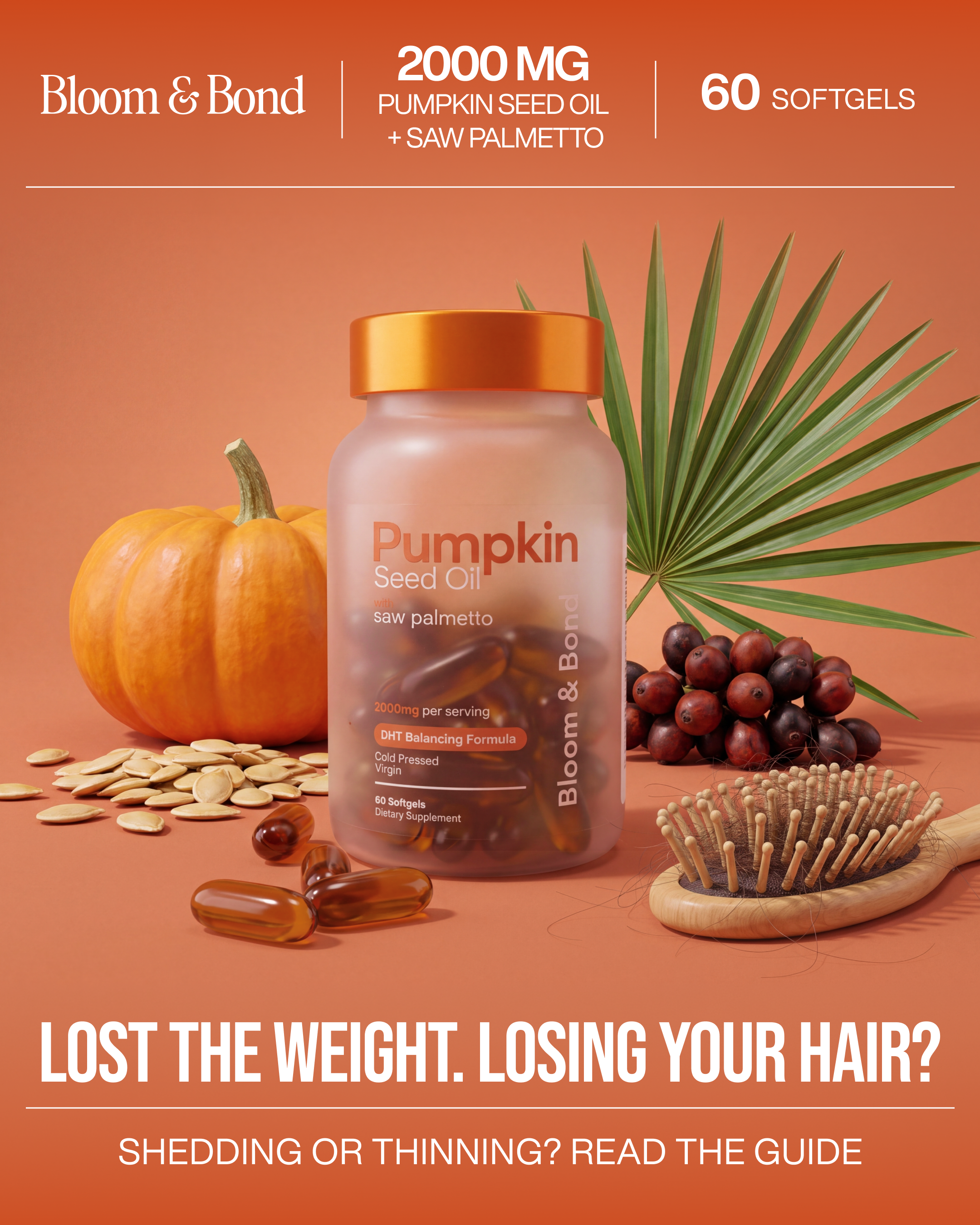 Bloom & Bond Facebook ad: Target Hair Loss