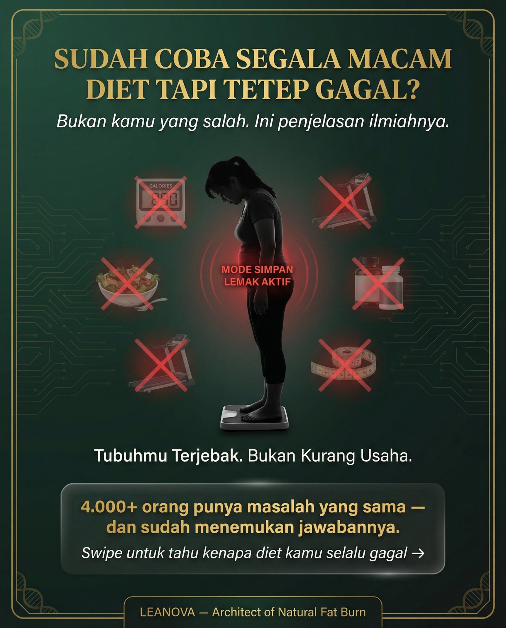 Leanova Fat Burn Facebook ad