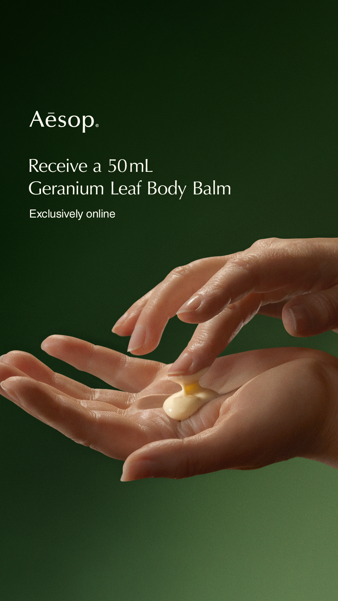Aesop Facebook ad