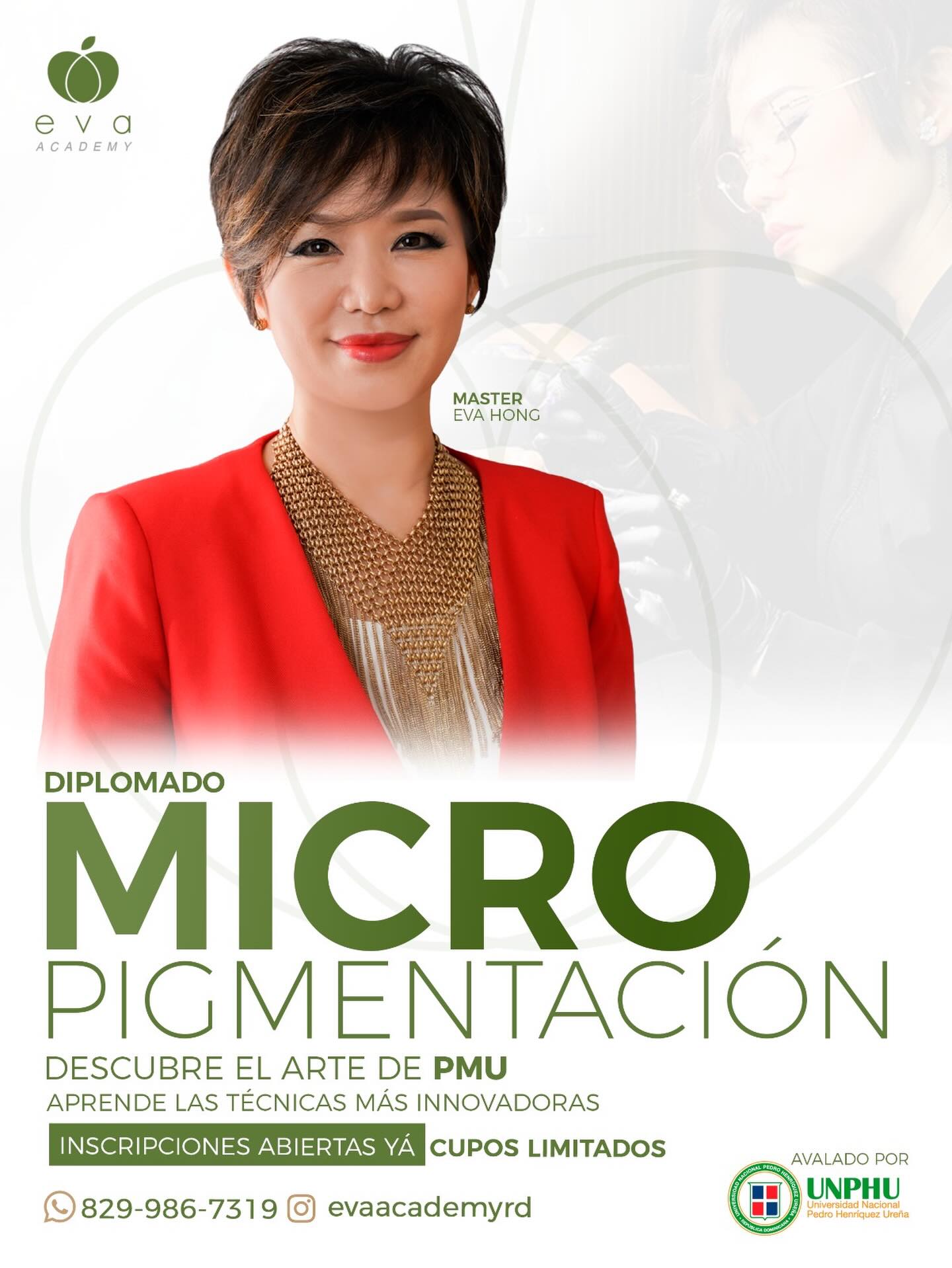 Eva Academy Facebook ad: Aprende las técnicas más innovadoras y conviértete en…