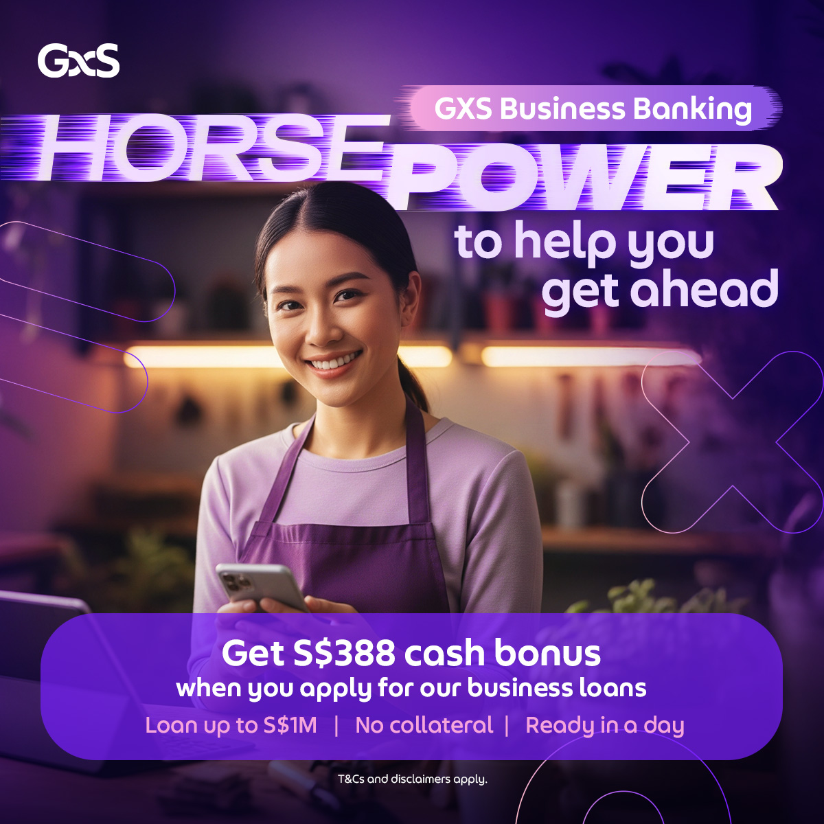 GXS Bank Facebook ad