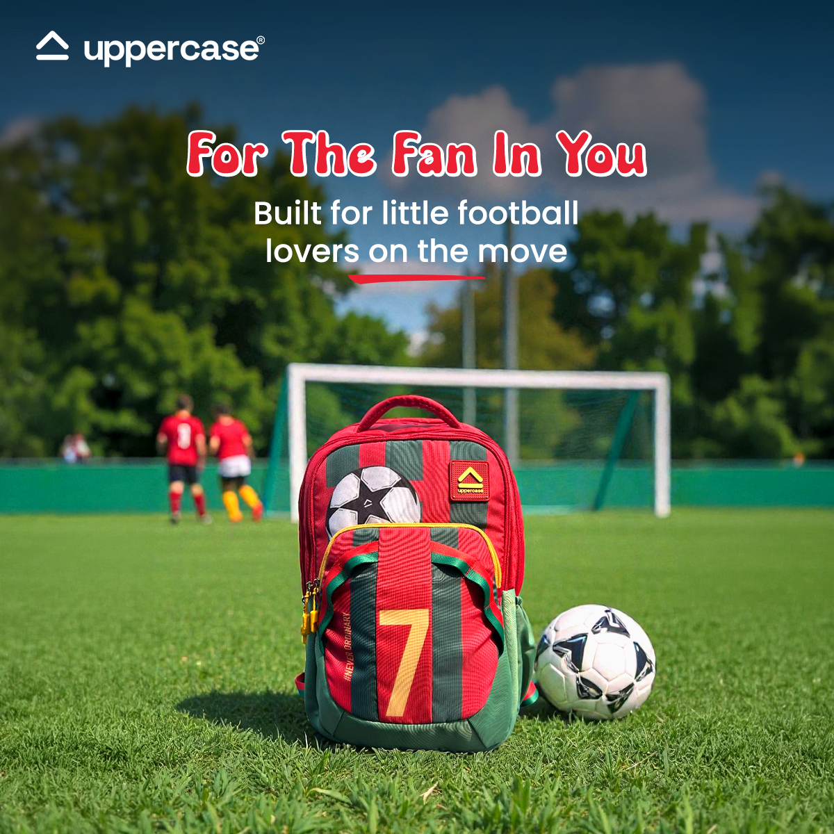 uppercase Facebook ad