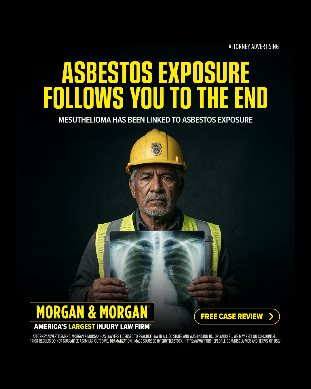 Morgan & Morgan Facebook ad