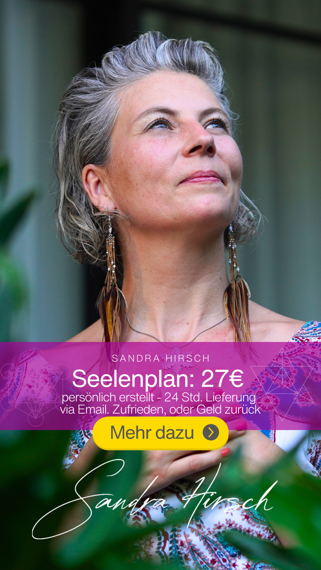 Sandra Hirsch Facebook ad from Apr 10, 2026